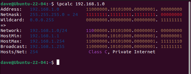How to Calculate Subnet Masks on Linux With ipcalc