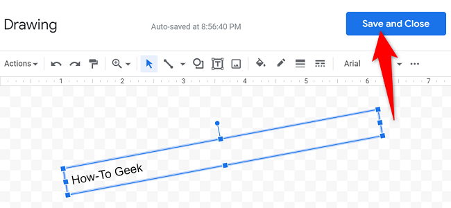 How to Rotate Text in Google Docs