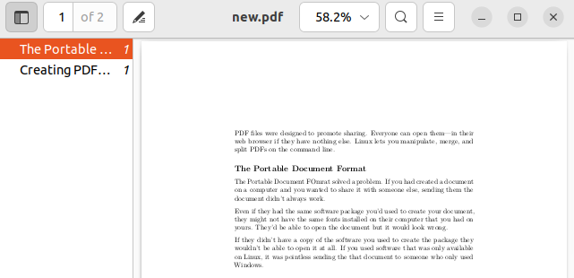 How to Make and Combine PDF Files on the Linux Command Line
