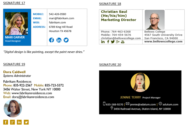 How to Use a Microsoft Template for Your Outlook Signature