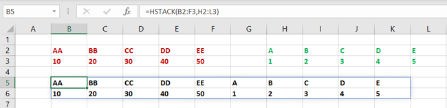 How to Combine, Reshape, and Resize Arrays in Excel