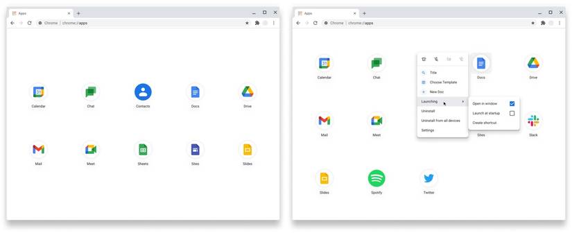 Chrome Will Revamp Its Forgotten App Menu, to Match Edge
