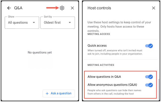 How to Hold a Q&A Session in Google Meet