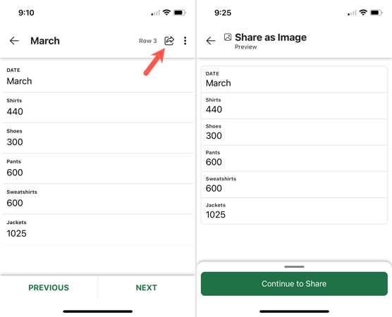 How to Easily Work With Excel Tables in the Mobile App