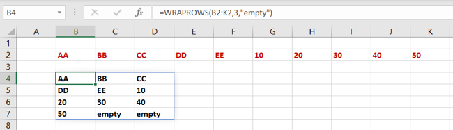 How to Combine, Reshape, and Resize Arrays in Excel