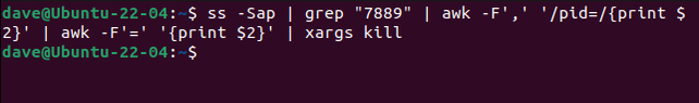 How to Kill a Linux Process by Port Number