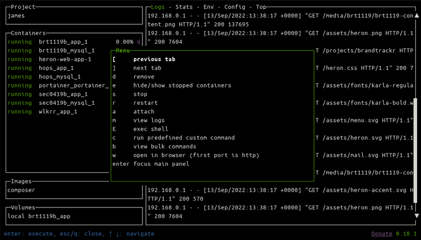 How to Manage Docker From Your Terminal With the Lazydocker TUI