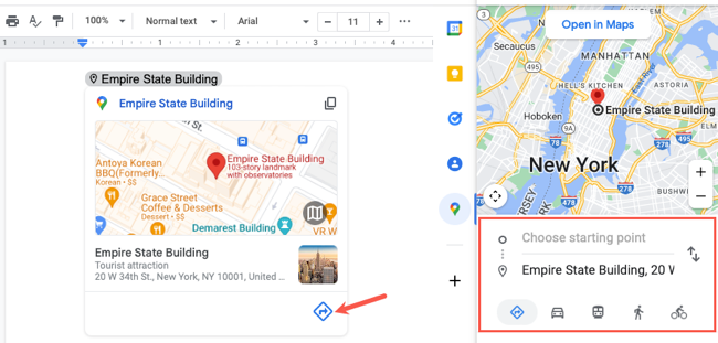 How to Add a Google Map to Your Google Doc
