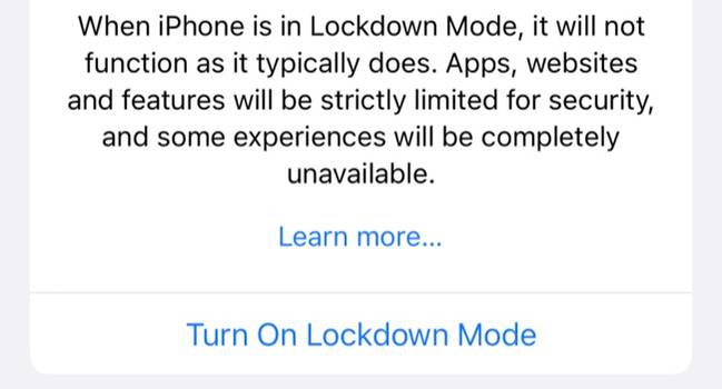 Lock Mode How to Use Lockdown Mode on iPhone, iPad, and Mac (and Why You Don't ...