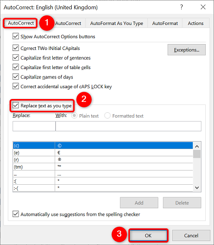 Auto Correct Project How to Turn On Autocorrect