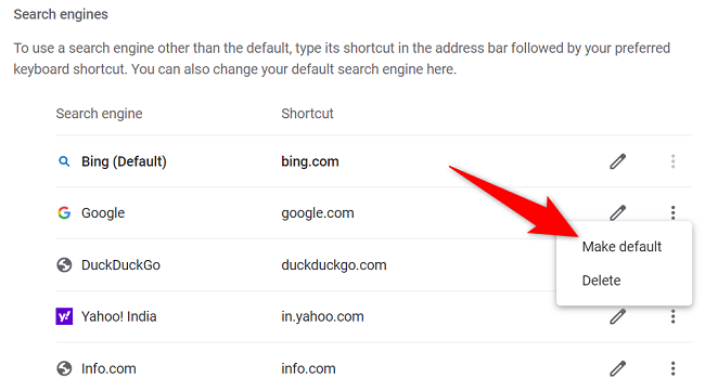 How to Remove Bing as Your Browser's Default Search Engine