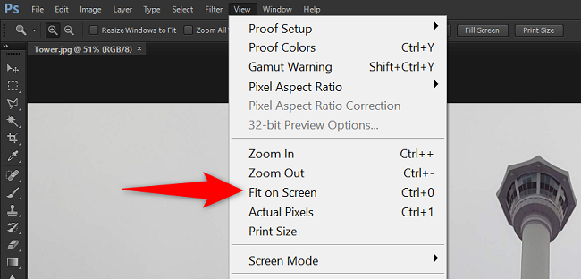 How to Zoom In on Photoshop