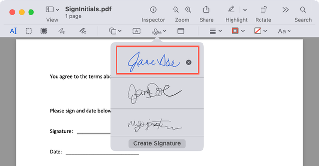 How to Sign Any Document on a Mac Using Preview
