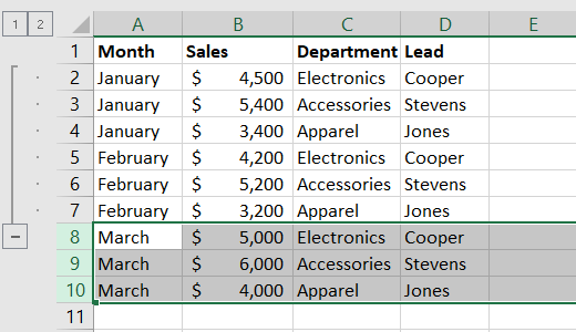 Remove Rows Group How to Group and Collapse Rows in Microsoft Excel