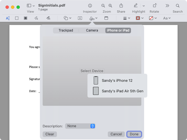 How to Sign Any Document on a Mac Using Preview