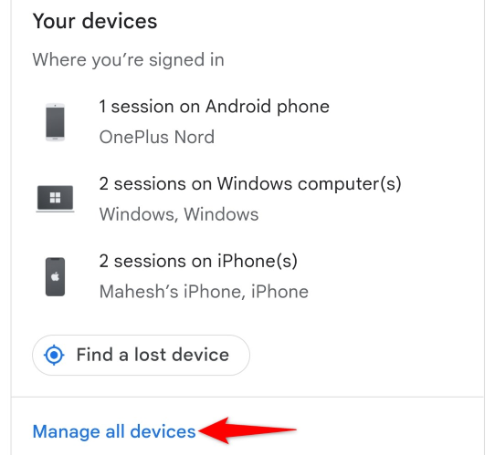 Logged In Devices How to Sign Out of Google on All Your Devices