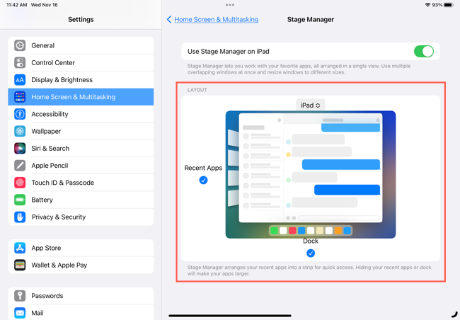 Stage Management Screen How to Use Stage Manager on iPad