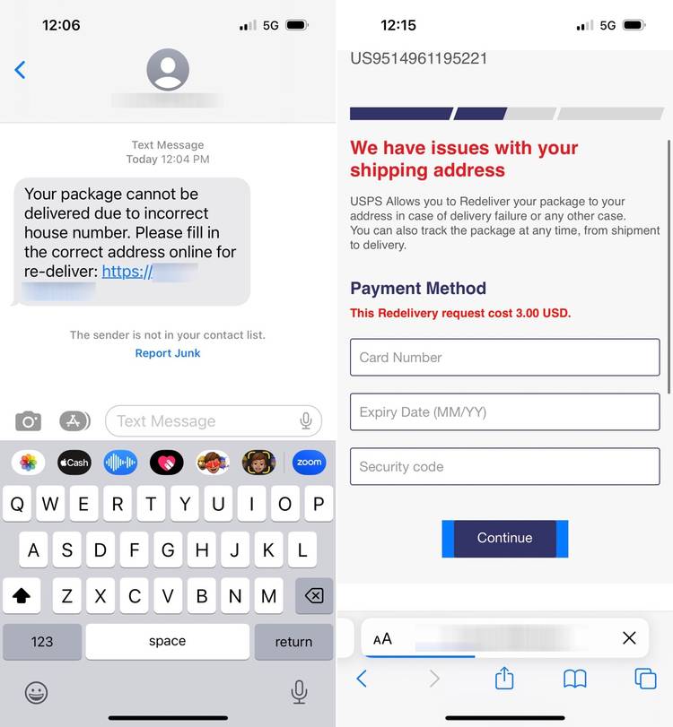 Look Out for These USPS Shipping Scam Messages