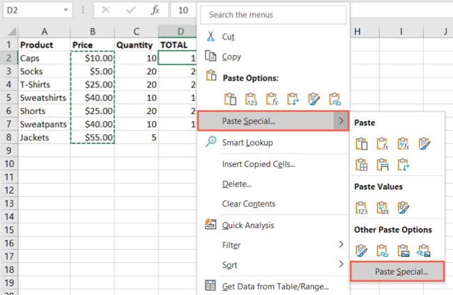 How to Multiply Columns in Microsoft Excel