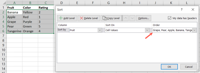 Sort Excel Menu 7 Ways to Sort Data in Microsoft Excel