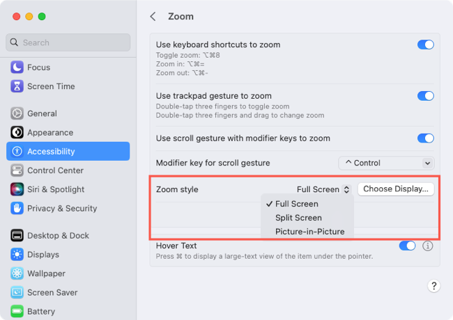 How to Zoom In or Out on a Mac