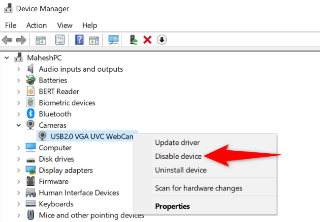 How to Turn On the Camera on Windows 10