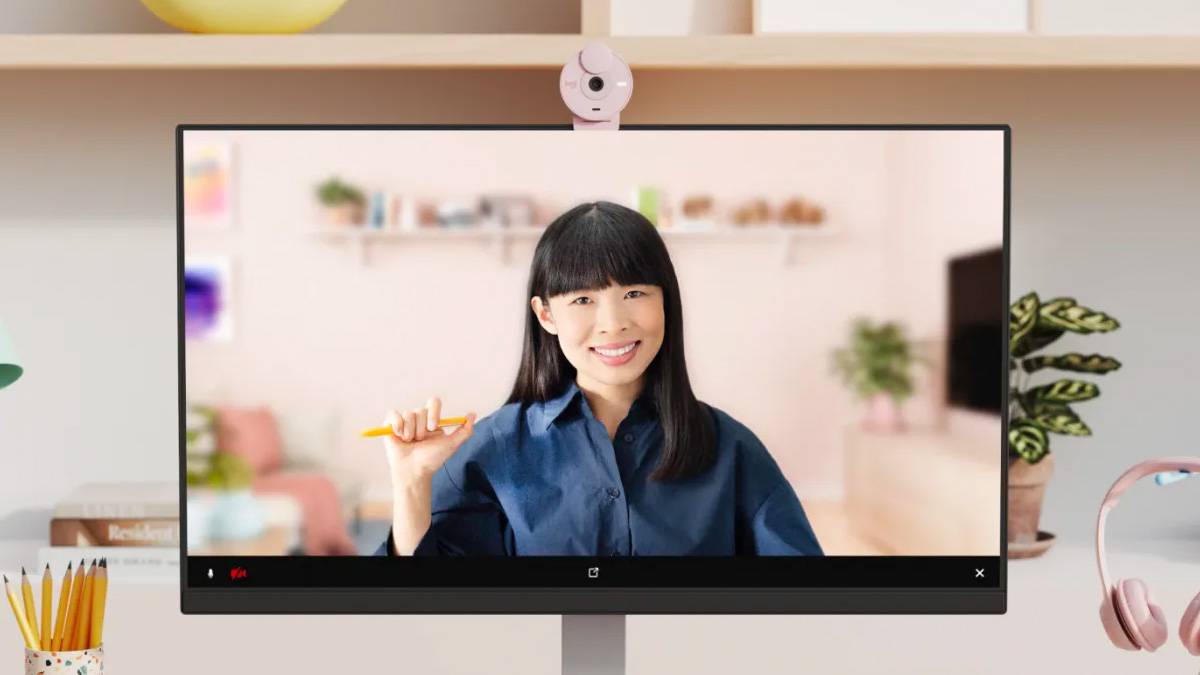 The Brio 300 Is Logitech's New Cone-Shaped Webcam