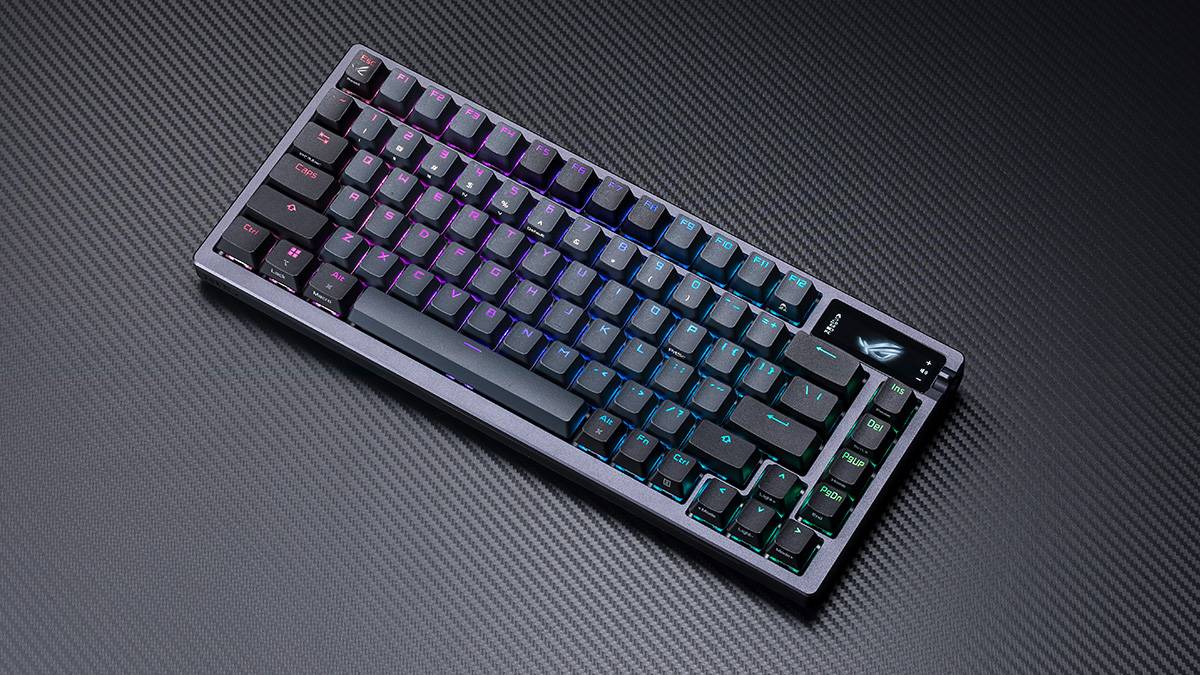 ASUS Made a Wireless Mech Keyboard With a Tiny OLED Screen