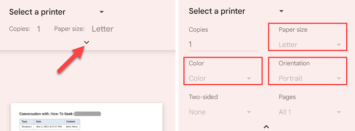 How to Print Text Messages From Android