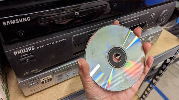 Video CD Player in a thrift store