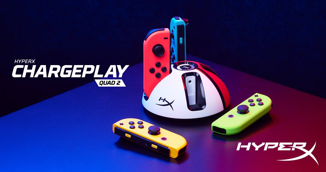 Hyperjoy Compatible HyperX Made a Charger for All Your Nintendo Switch Joy-Cons