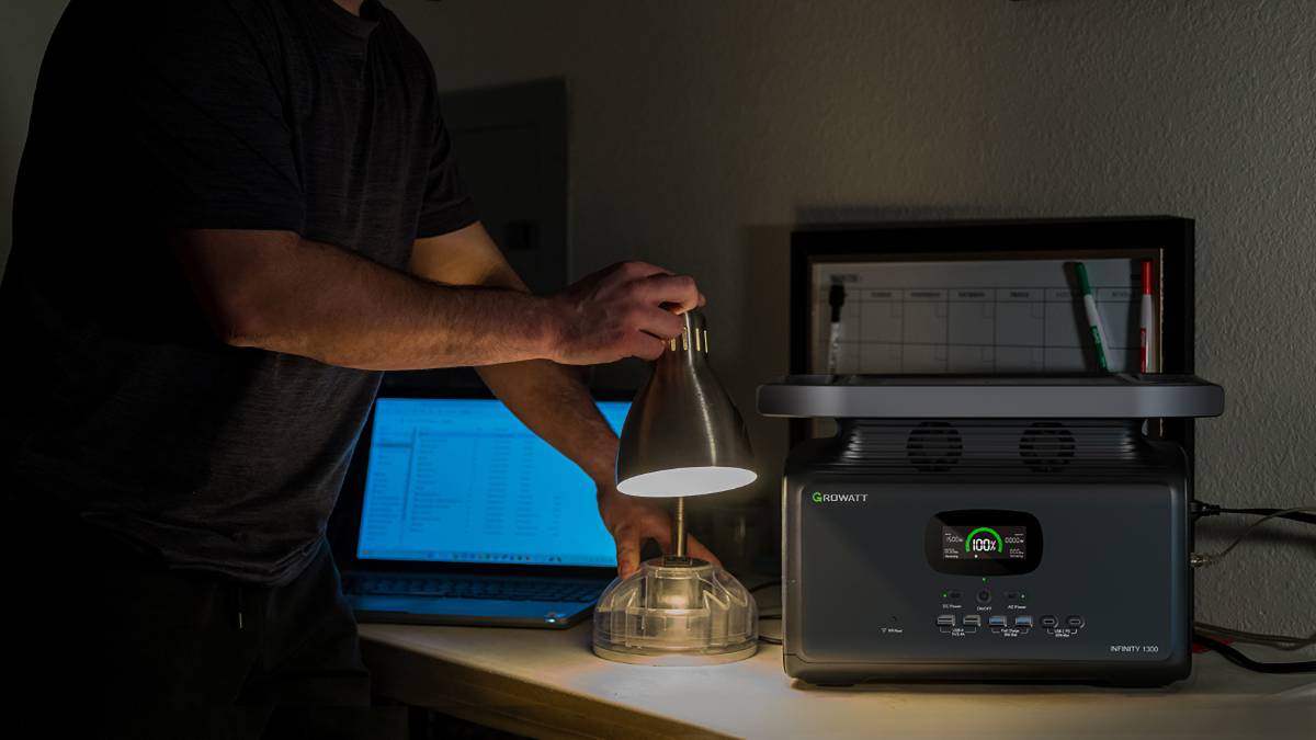 Save $300 on Growatt's Newest Solar Portable Generator, the INFINITY 1300