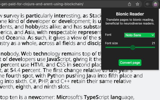 Why You Should Use Bionic Reading in Chrome (or Any Browser)