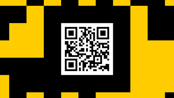 QR code to website.