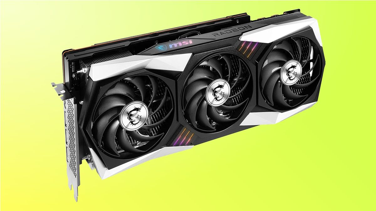 MSI Gaming Radeon RX 7900 XTX on yellow background.