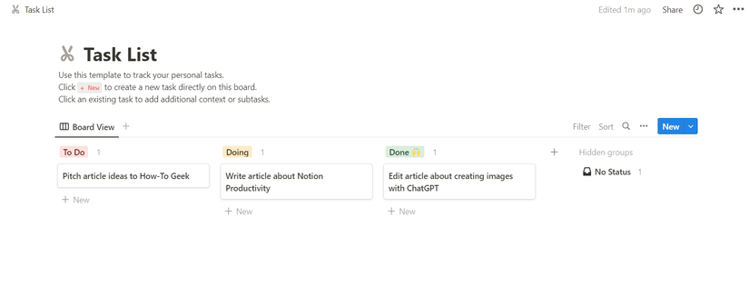 Notion Task Preview How to Use the Notion App to Boost Productivity