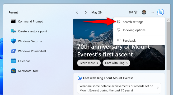 Open Window Search Setting How to Turn Off Search Highlights on Windows 11