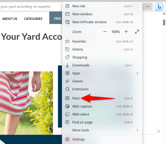 Print File Menu How to Print to PDF on Windows 11