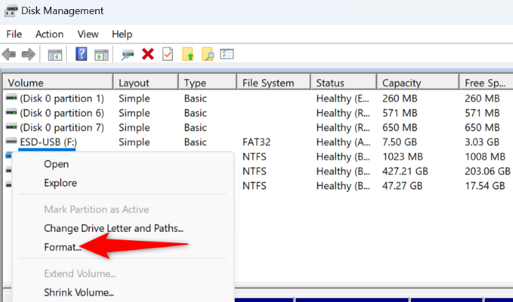 How to Format a USB Drive to FAT32 on Windows 11 or Windows 10