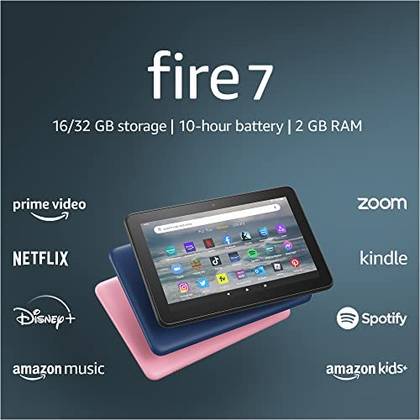 The Amazon Fire 7 tablet.