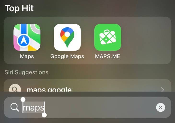 Use Spotlight to launch apps on an iPhone.