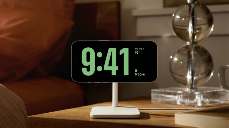 Sleep view in iOS 17 on an iPhone 14 Pro