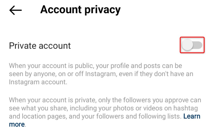 How To Make Instagram Follower List Private