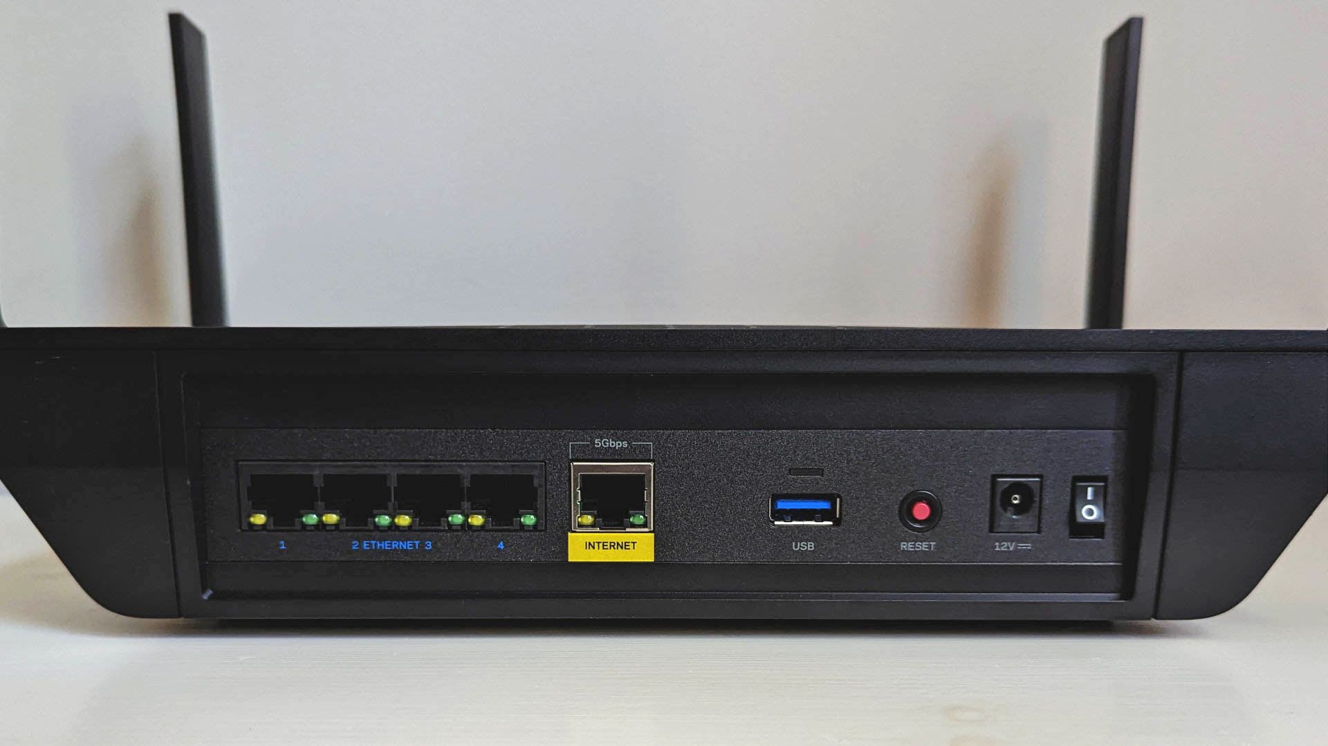 The back of a router