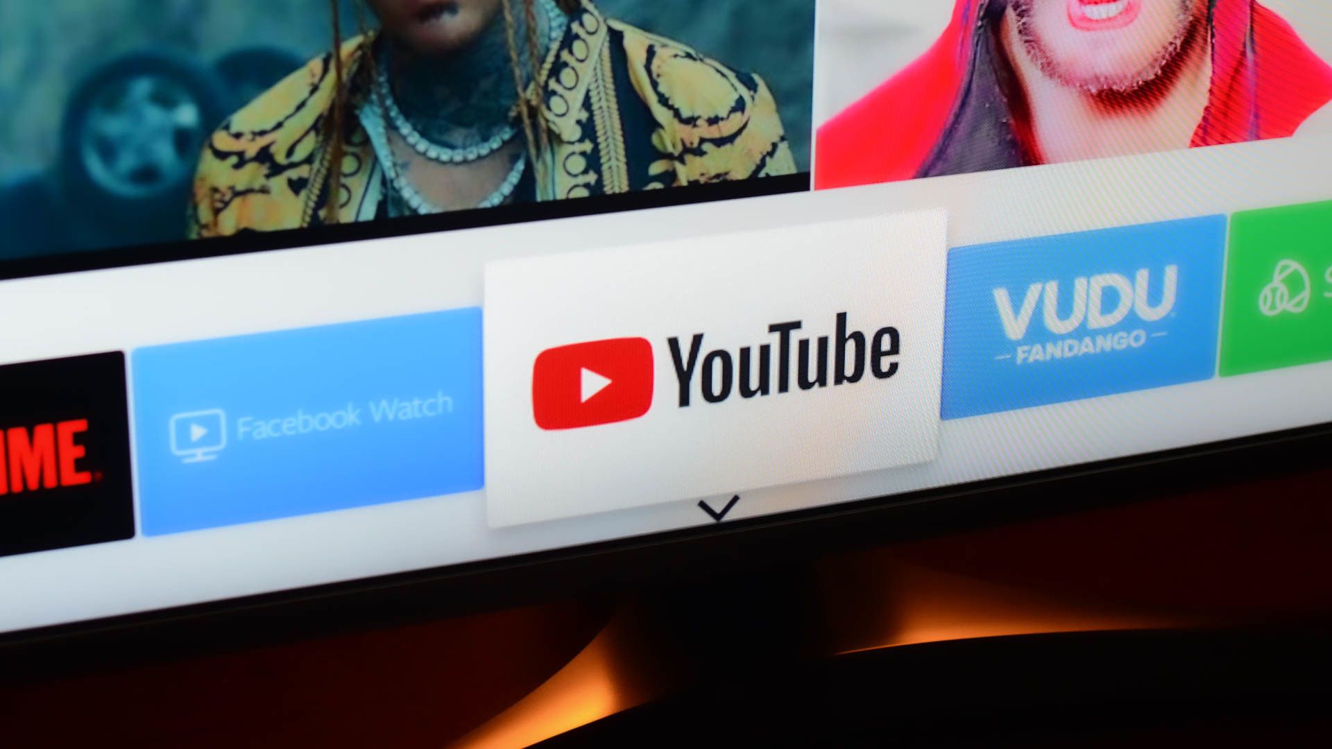 YouTube app on a smart TV.