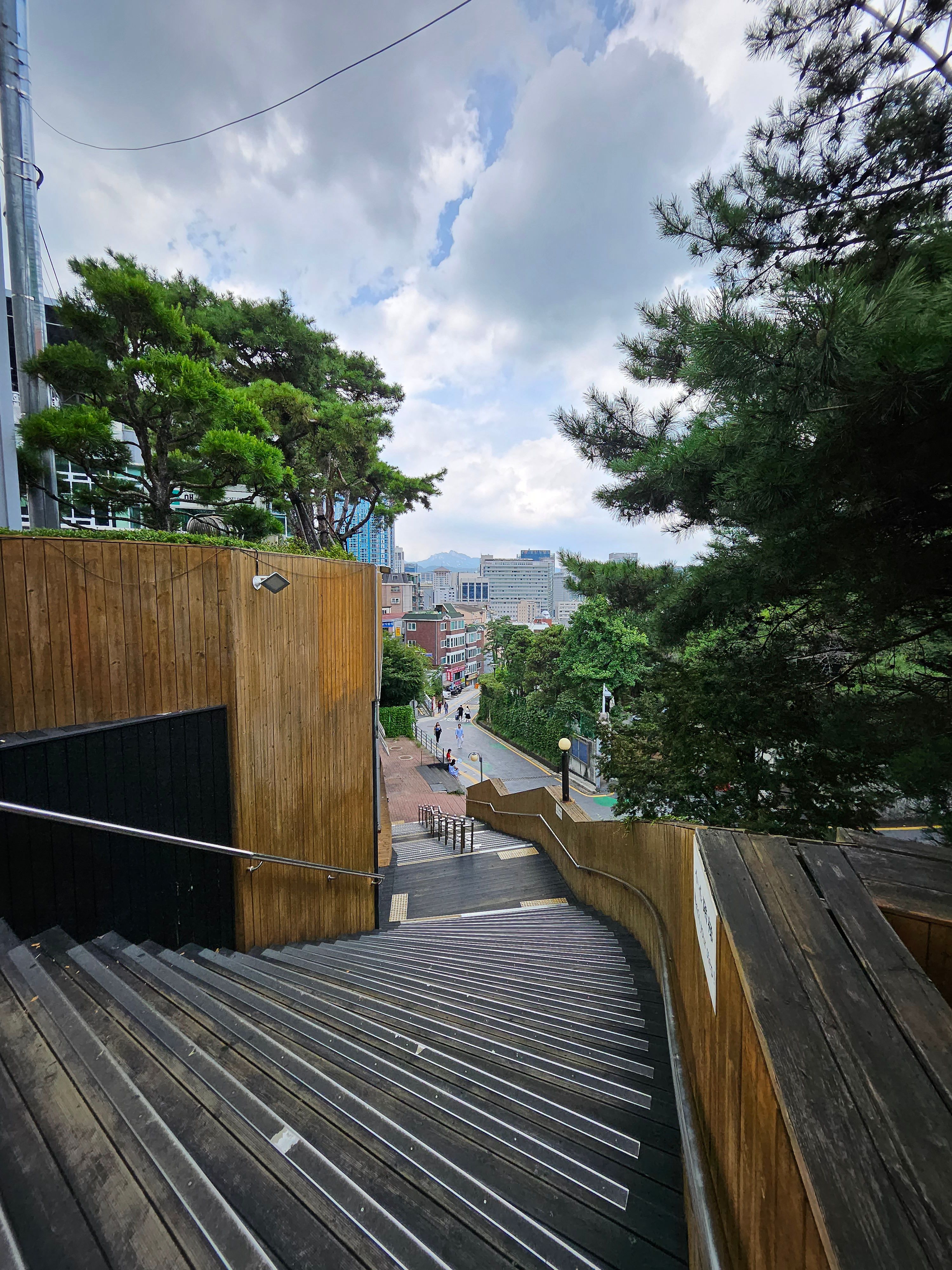 City - Rear-facing ultra-wide camera shot on the Samsung Galaxy Z Fold 5