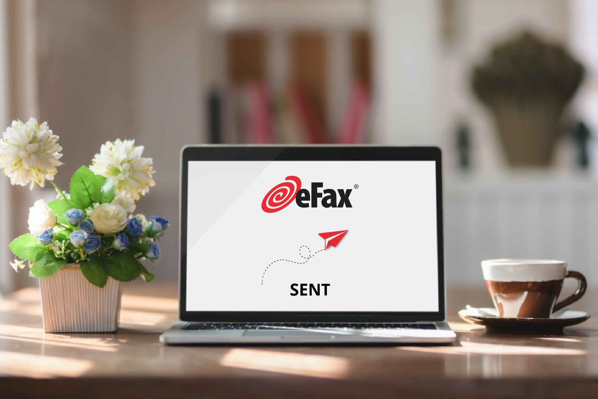 efax sent message on macbook