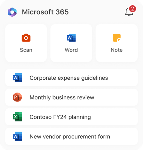 Microosoft 365 Microsoft 365 Mobile Apps Are Adding Widgets and a