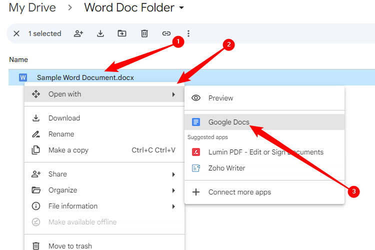 How to Import a Word Document into Google Docs