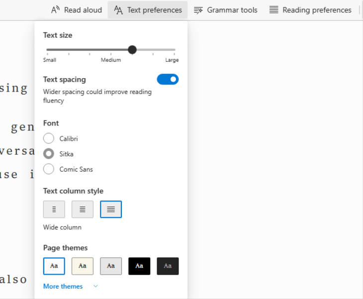 Edgereader Modfe Struggle With Large Blocks of Text? Check Out Edge’s Immersive Reader Mode